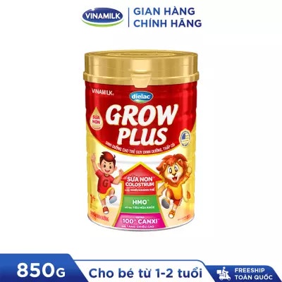 [HSD T11-2024] Sữa Bột Vinamilk Dielac Grow Plus 1+ HT 850g (Sữa Non).