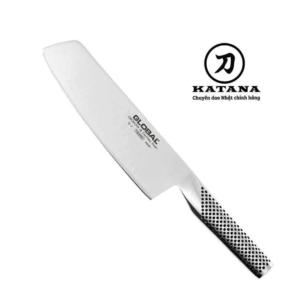 Dao bếp Nhật cao cấp Global G5 Nakiri - Dao thái rau củ(180mm)