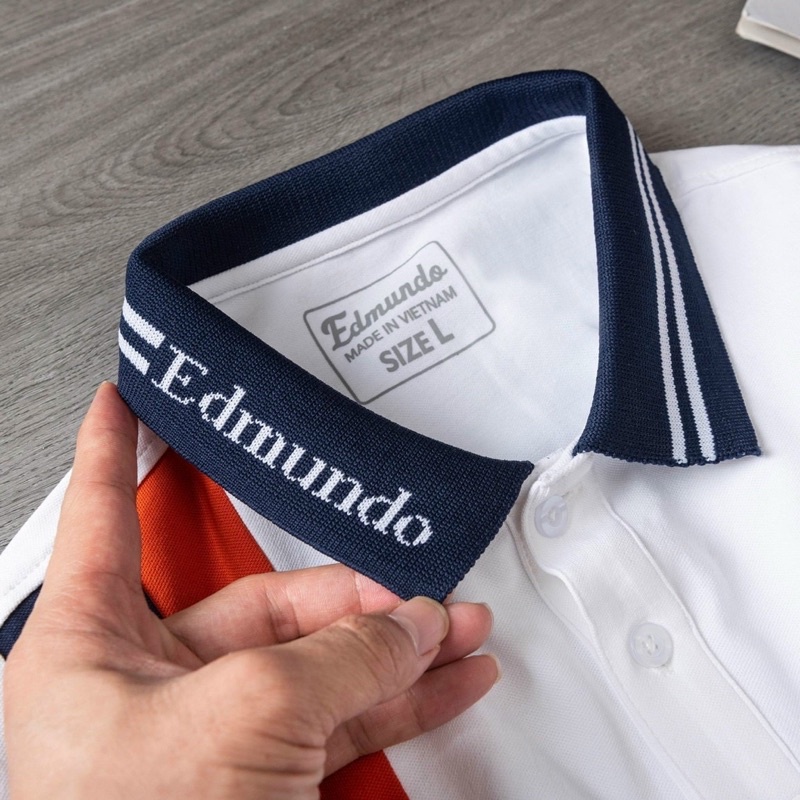 Áo Thun Nam Polo Chất Cotton Cao Cấp Phối Viền Cá Tính Áo Thun Nam Có Cổ