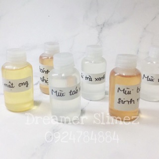 Hương liệu làm slime| nguyên liệu làm slime| mùi hương slime| hương kẹo bông gòn| hương bánh sinh nhật| mùi trà xanh
