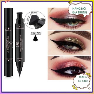 Bút kẻ mắt 2 đầu tiện lợi siêu hot Qic Bút kẻ viền mắt đầu nhỏ không lem ,không trôi ,dễ dịnh hình dễ sử dụng trang điểm