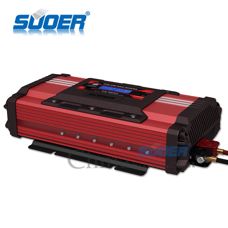 Bộ inverter sin chuẩn 1000w 12v có màn hình hiển thị SUOER FPC-D1000A