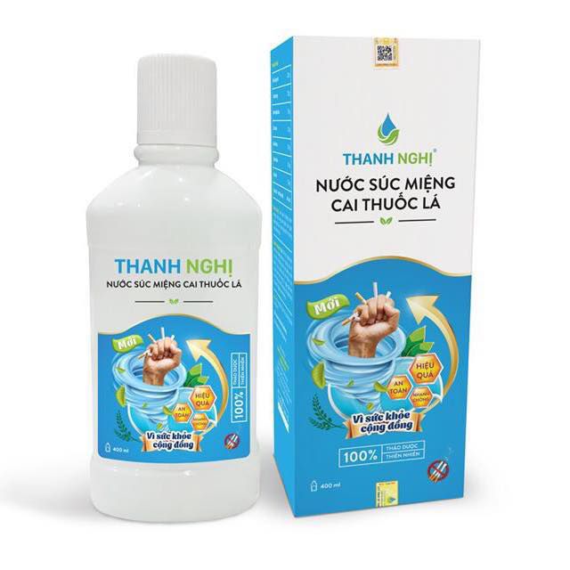 Sỉ 1 chai cai thuốc lá thanh nghị mẫu mới 400ml