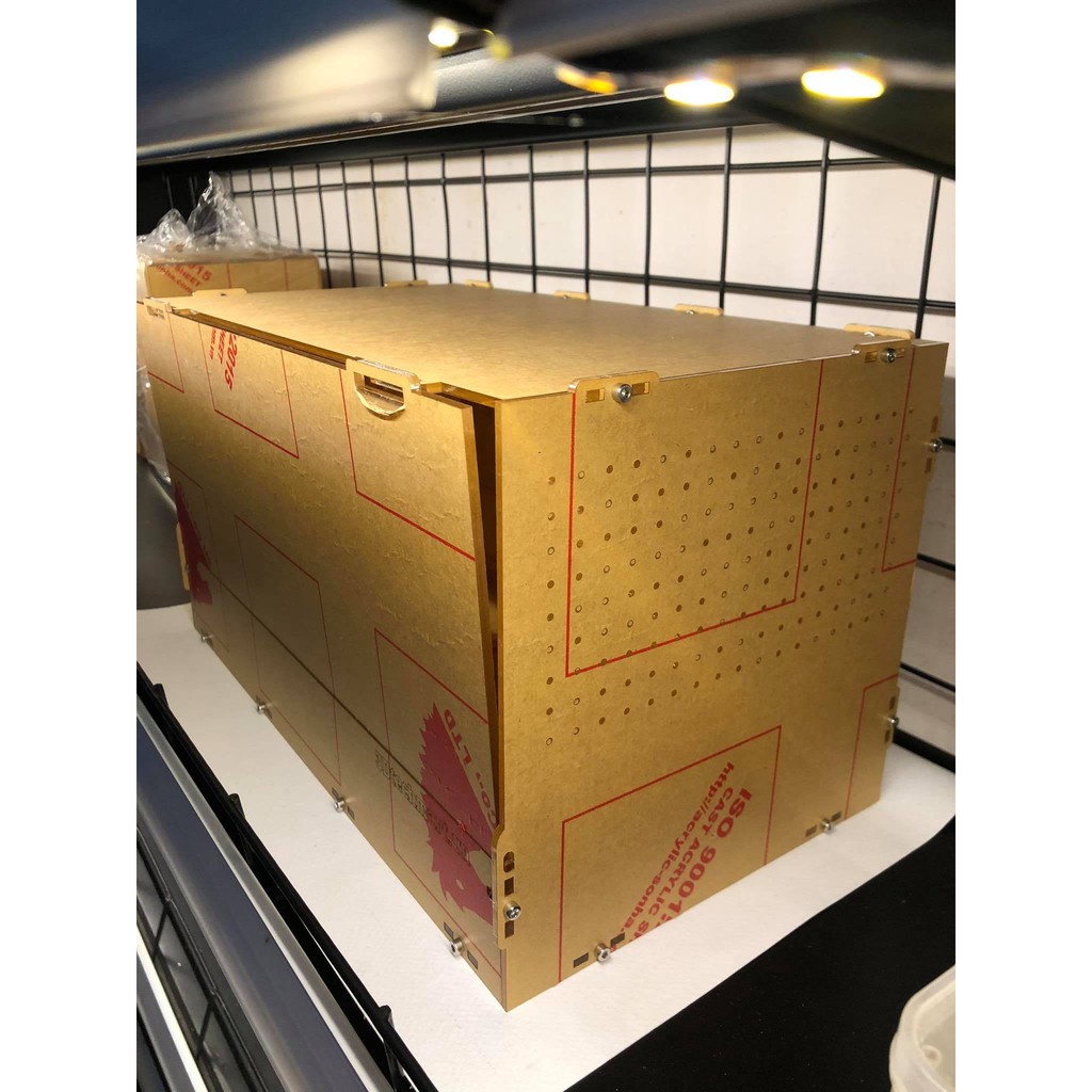 Hộp Nuôi Nhện/ bọ cạp, rết... 35-25-20cm (tank mica/ acrylic)