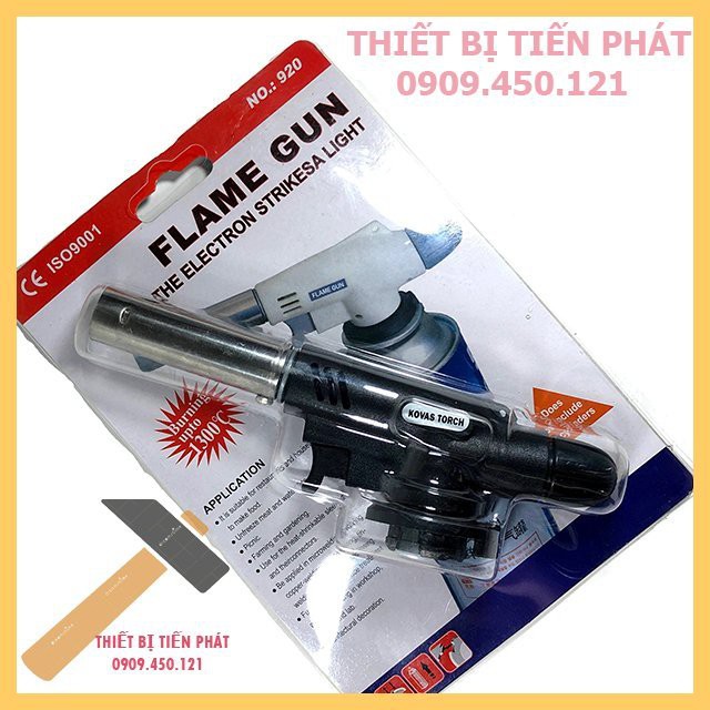 Dụng Cụ Khò Đen Flame Gun No.920 Loại Xịn Có Nút Mồi Tự Động (Chính Hãng)