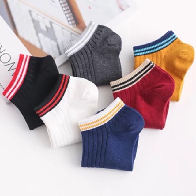 Tất Nữ Cotton Viền Cổ Thời Trang Công Sở ( T006 ) Hàng Loại Đẹp.