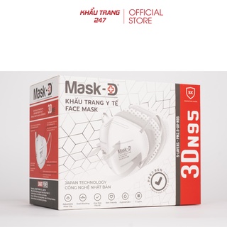 Khẩu trang n95 hàng cao cấp chống bụi kháng khuẩn - khẩu trang y tế 3d n95 có van 5 lớp bông mềm mịn