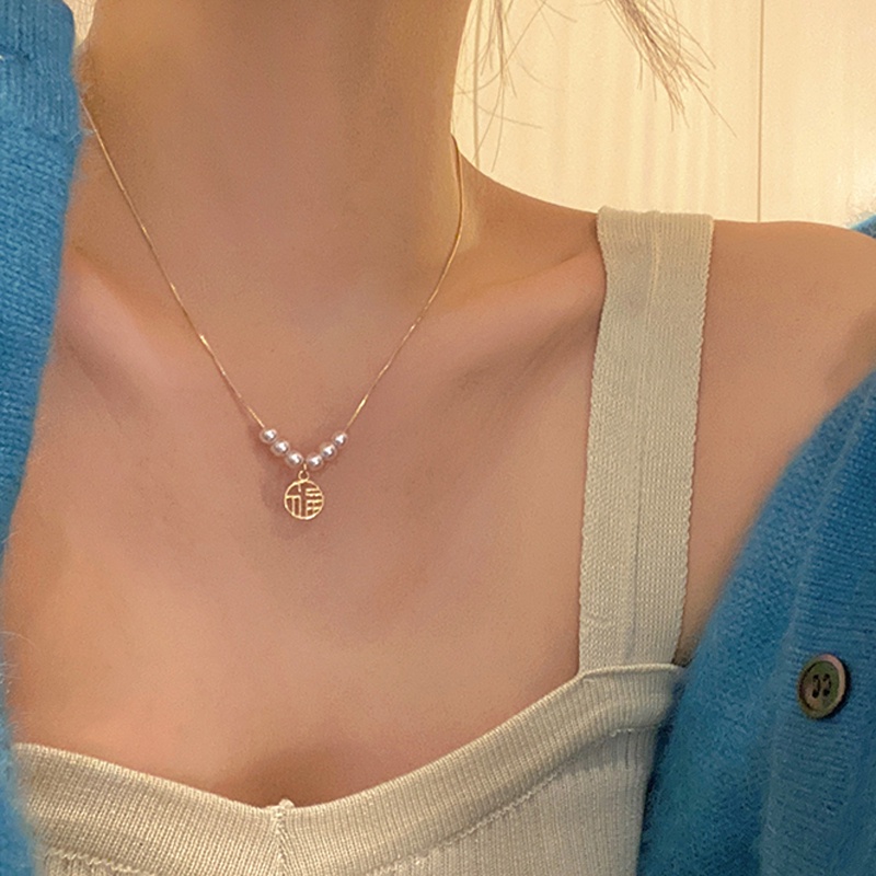 Dây Chuyền Mặt Hình Nơ Trái Tim Đính Đá Pha Lê Thanh Lịch Thời Trang Cho Nữ Fantastic789