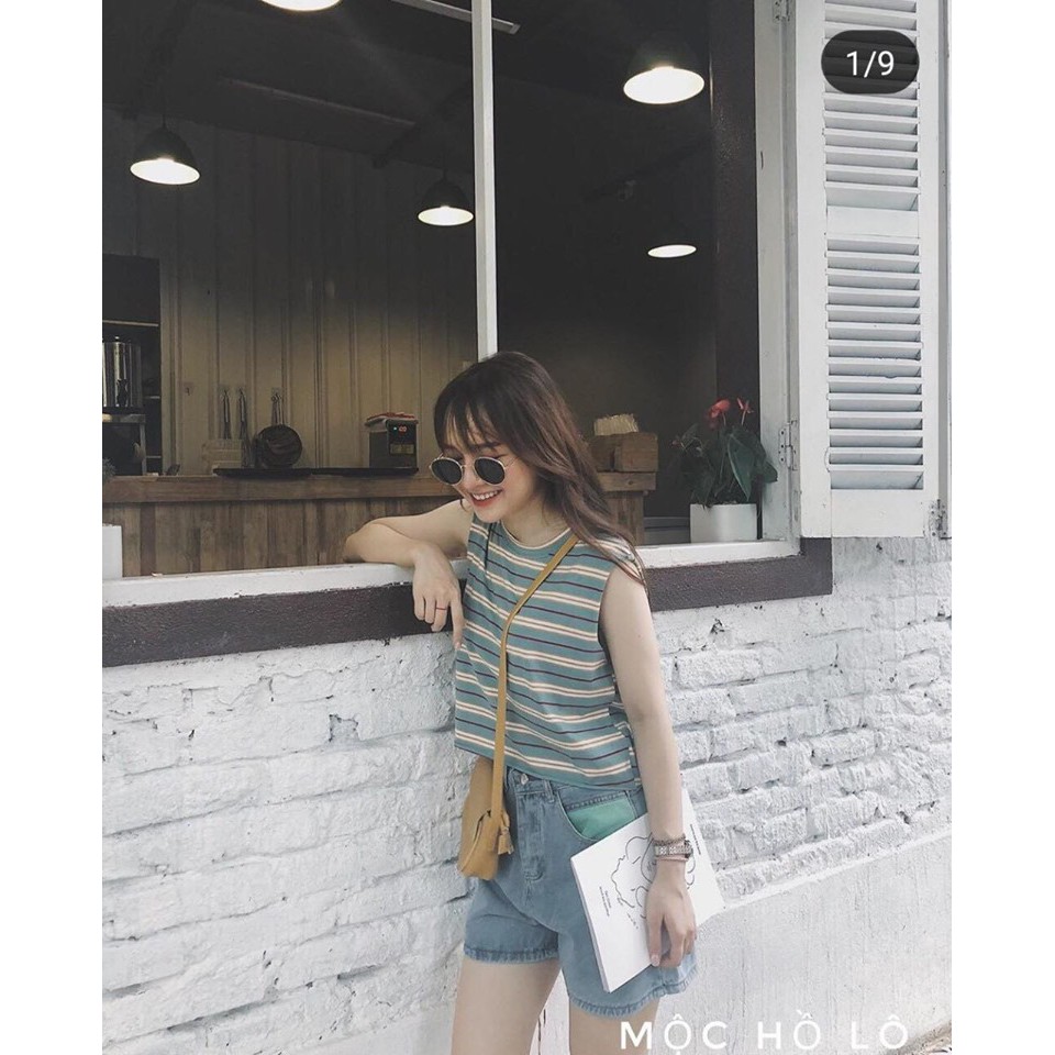 Áo tanktop kẻ hot(#304)