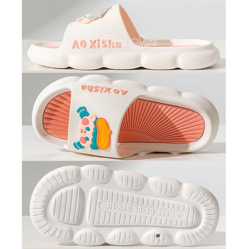 Dép Xỏ Ngón Đi Trong Nhà Họa Tiết Hoạt Hình Dễ Thương Cho Nữ