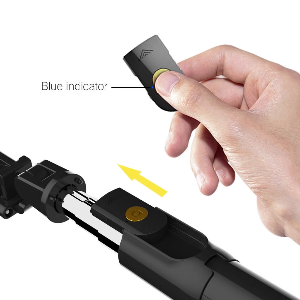 3-in-1 wireless Bluetooth automatic camera stick for iphone / Android / Huawei