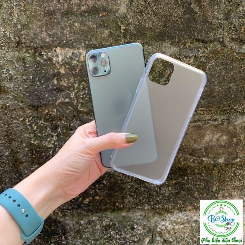 Ốp iPhone 14 | 13 | 12 | 11 Pro max | Mini Xs Max X XR 8plus Ốp lưng kính nhám chống sock chống ố trong suốt hiệu Likgus