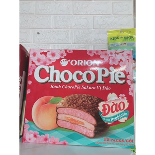 Bánh Chocopie Sakura Orion vị đào 360g - Matcha - Nguyên bản