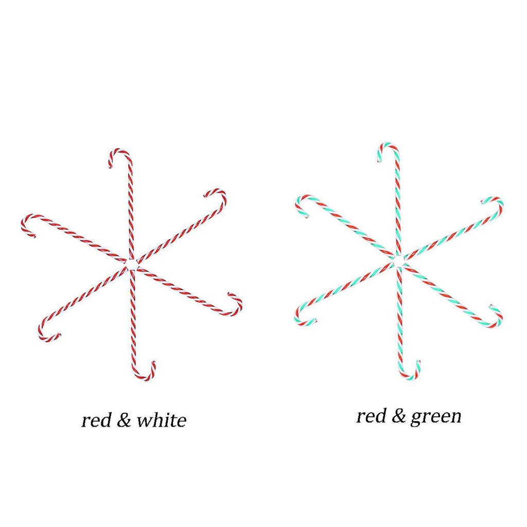 YIYU Set 6 Cây Kẹo Trang Trí Năm Mới