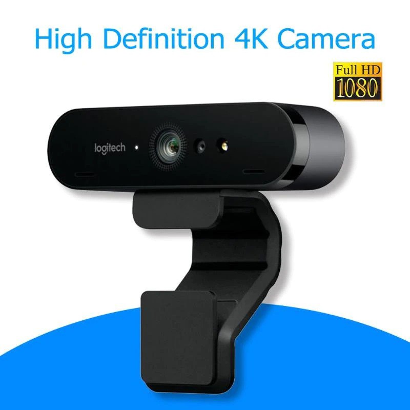 [Hàng Chính Hãng] Webcam Học Trực Tuyến, Live Stream Học Online Cho Máy Tính, Laptop Logitech C1000E Brio 4K Ultra Hd