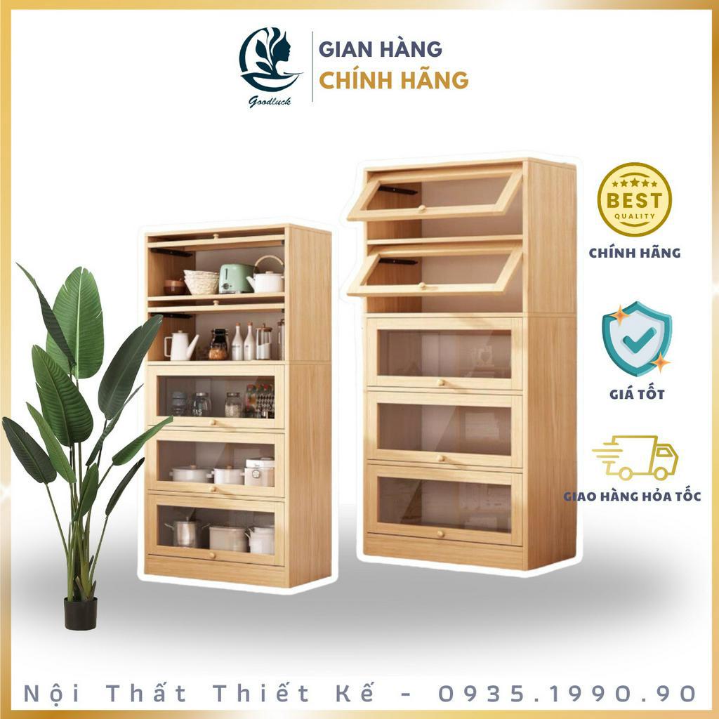 Kệ bếp để kệ lò vi sóng Goodluck dùng làm tủ bếp đã lắp sẵn FreeshipHCM KVS222
