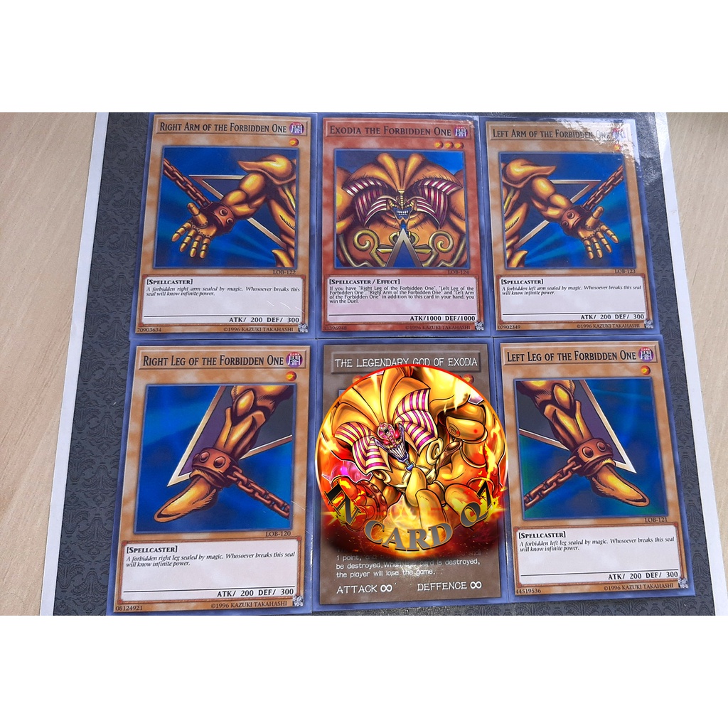 Pack 18 Lá Bài Yugioh  Exodia