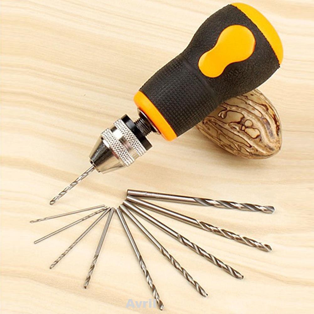 Bộ máy khoan mũi mini bằng thép cacbon làm gỗ DIY