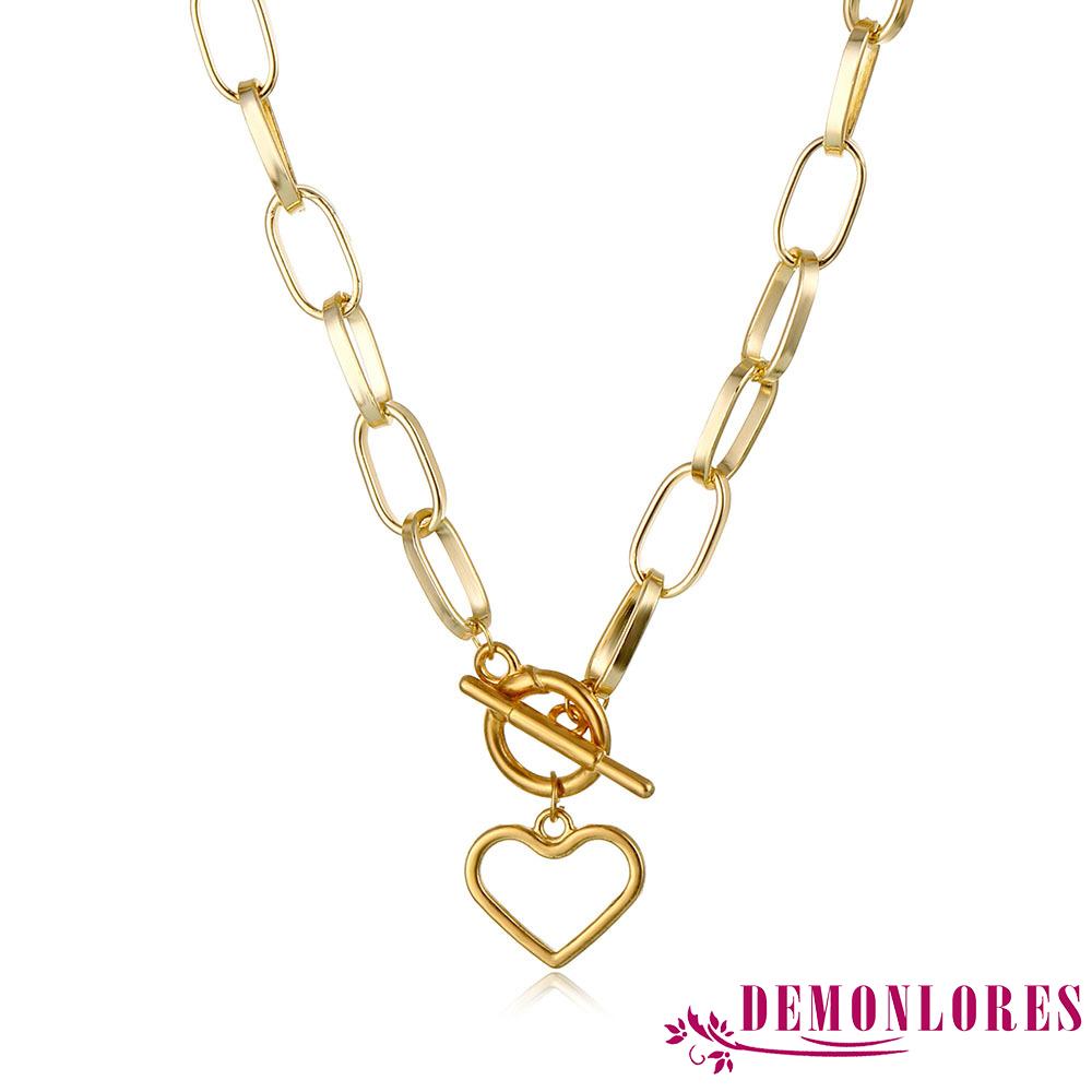 vòng cổ Kim Loại Mặt Trái Tim Thời Trang Cho Cặp Đôi