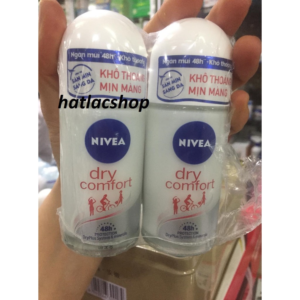 Lăn khử mùi Nữ Nivea Dry Comfort Khô thoáng 25ml
