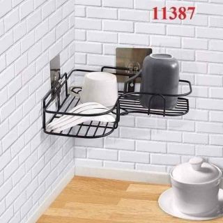 Giá sỉ - KỆ GÓC DÁN TƯỜNG BẰNG SẮT SIÊU CHẮC