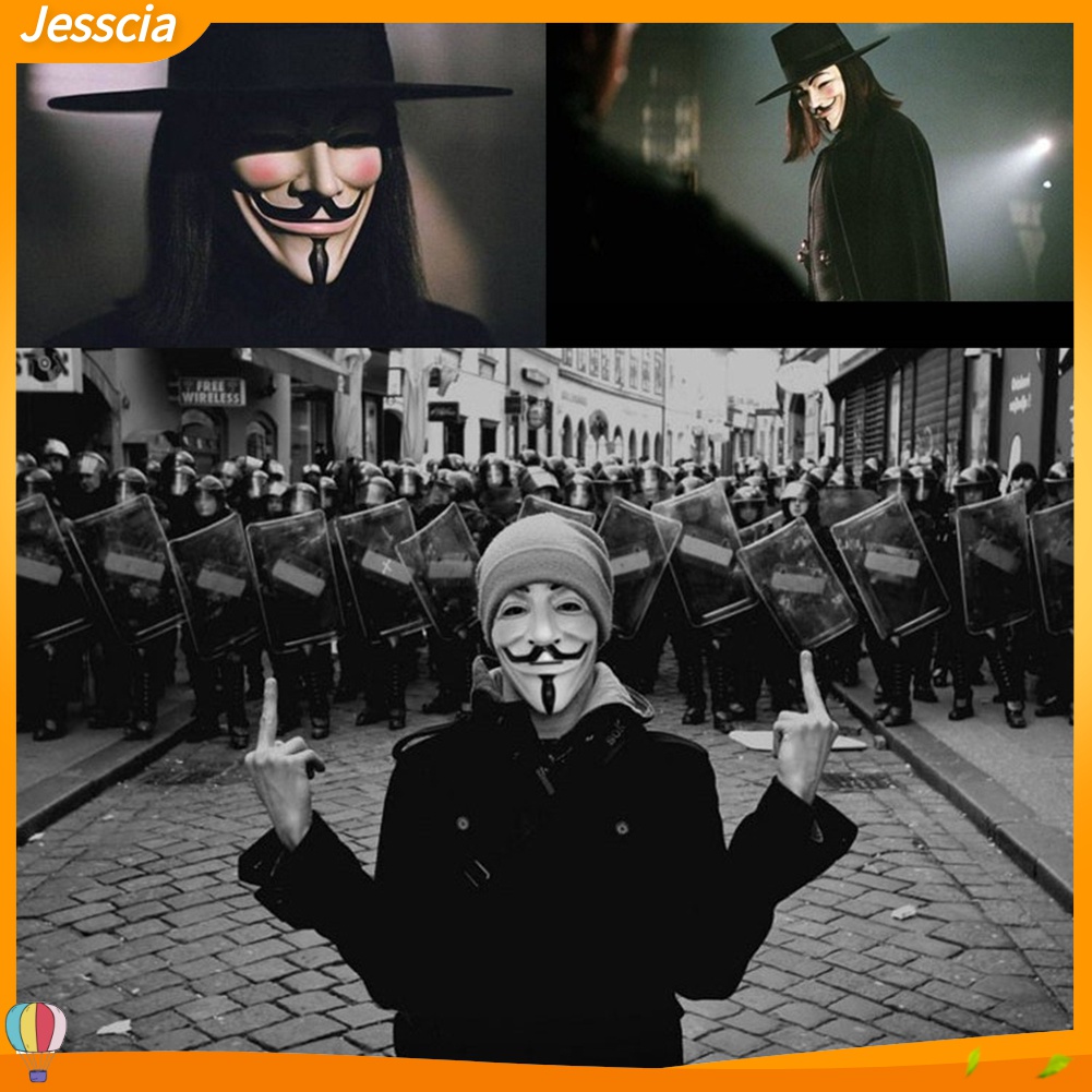 Jessica| Mặt Nạ Hóa Trang Anonymous Hacker V for Vendetta Master