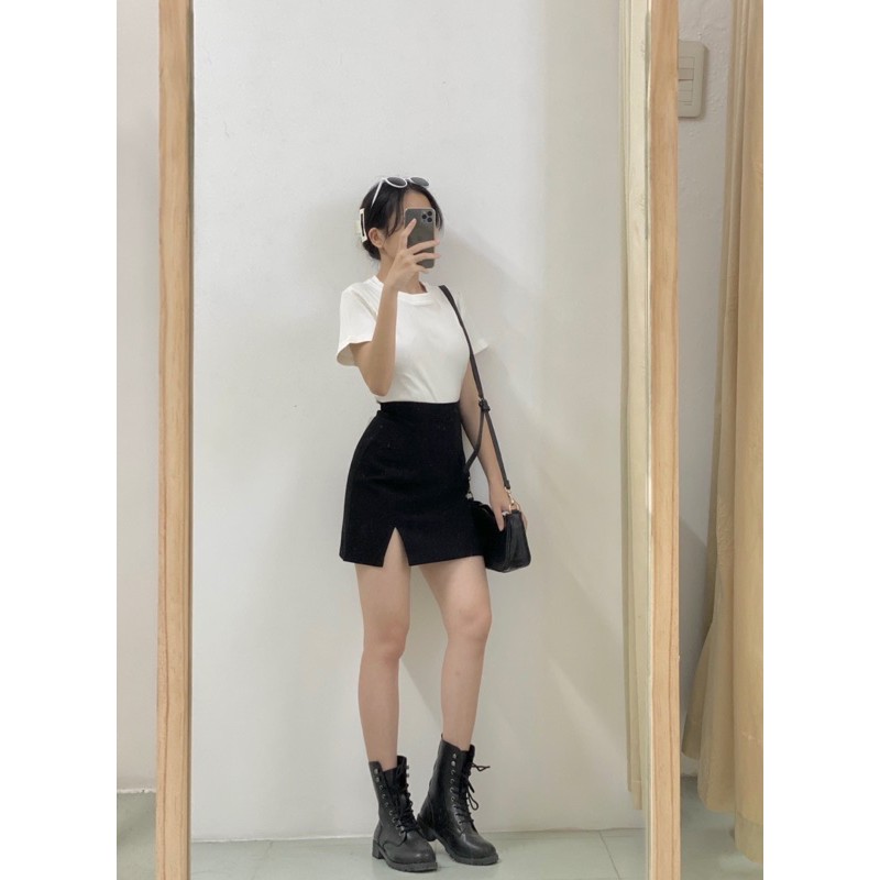 Chân váy xẻ tà ngắn | BigBuy360 - bigbuy360.vn