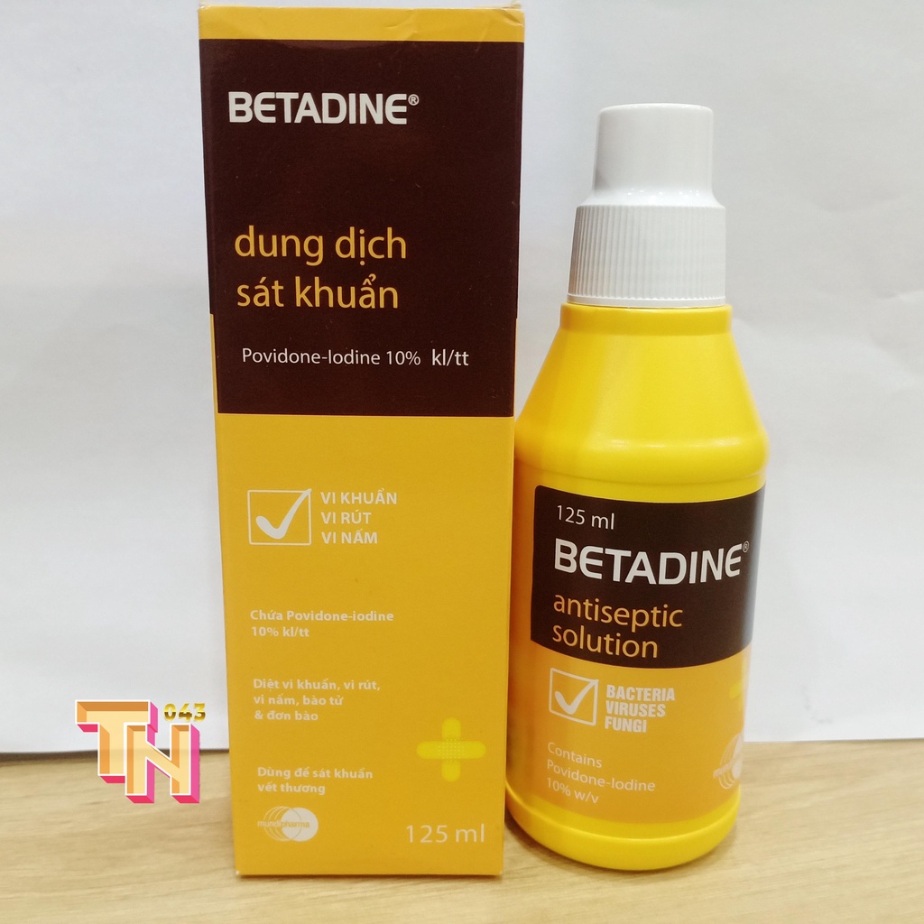 Dung dịch Betadine dung dịch sát khuẩn 125ml