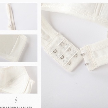 Áo Ngực Thể Thao Bằng Cotton Mềm Mại Kháng Khuẩn Thoải Mái An Toàn Cho Nữ Tuổi Teen