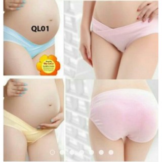 Quần Chíp Bầu Cạp Chéo, Quần Chip Cho Bà Bầu Có Kèm Theo 01 Áo Ngực