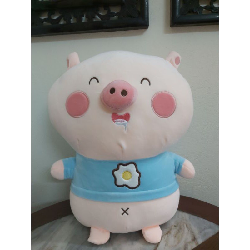 Gấu Bông - Heo/Lợn bông mặc áo trứng size 60cm