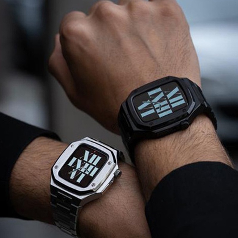 Dây Đeo Inox Sang Trọng Cho Đồng Hồ Thông Minh iWatch 7 6 5 4 40mm 41mm