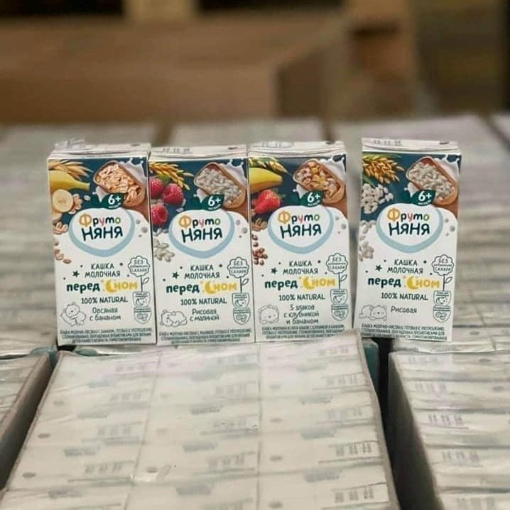 Sữa Đêm Fruto Nga Thơm Ngậy Nhiều Vị Đầy Đủ Dinh Dưỡng No Lâu
