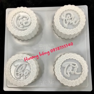 Khuôn rau câu, bánh trung thu Phúc- Lộc- Thọ- Tài