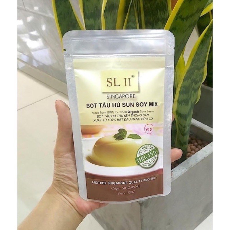 Bột tàu hũ nón Sun Soy Mix Singapore 90gr