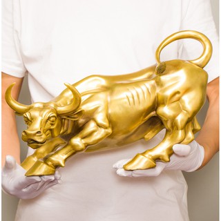Tượng linh vật con trâu sửu cỡ đại bằng đồng thau phong thủy Hồng Thắng