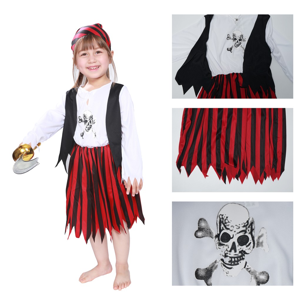 DISNEY Trang Phục Hóa Trang Cướp Biển caribbean Nhân Dịp halloween Cho Bé