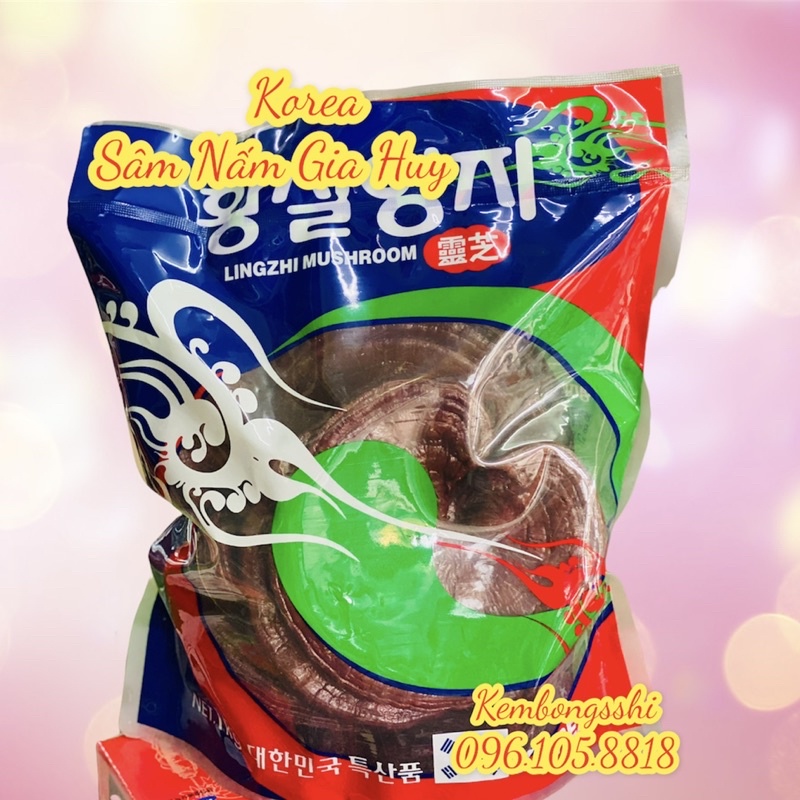 [HÀNG MỚI] Nấm Linh Chi Đỏ túi Xanh Hàn Quốc, Túi 1kg