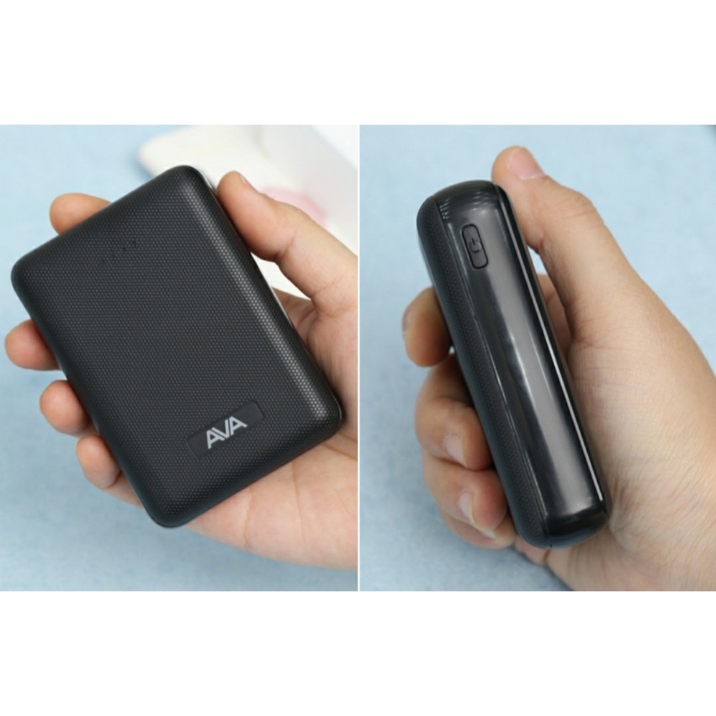 [Xả Hàng]Sạc dự phòng Polymer 10.000mAh AVA PA W11 X (Đen)