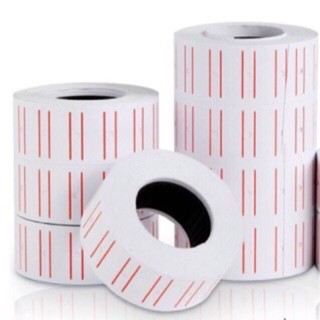 Set 10 cuộn băng bấm giá trắng