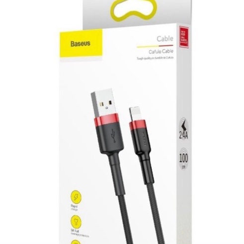 Dây Cáp IP Baseus.ss chân USB , chống gãy ,đứt ,xoắn,cáp dù,siêu bền 5G 6 7 8 X XS MAX