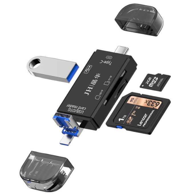 Đầu đọc thẻ nhớ SD Type-c kiêm chuyển đổi type-c sang usb đa năng