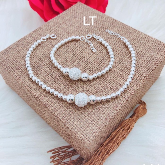 Lắc tay mẹ và bé( bạc ta )