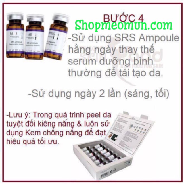 Liệu Trình Thay Da Sinh Học B TOX PEEL Chính Hãng