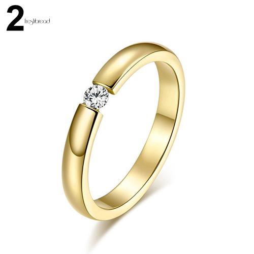 Phấn Phủ Dạng Nén [Fresh]❀Nhẫn Cưới Chất Liệu Thép Titan Không Gỉ Đính Đá Pha Lê