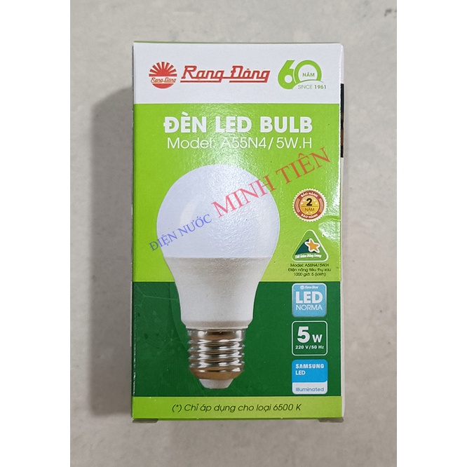 Bóng LED tròn, Bóng đèn LED BULB Tròn 3W, 5W, 7W, 9W Rạng Đông