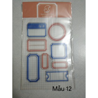 Các mẫu dấu trong suốt (stamp)