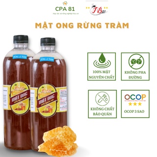 Mật ong RỪNG LÁ TRÀM nguyên chất 1 lít T-BEE Honey