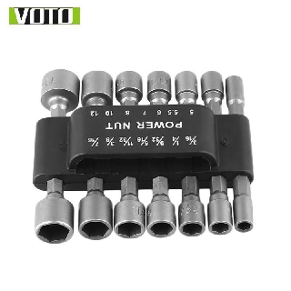 Bộ 14 Khẩu Tuýp Vặn Ốc Lục Giác Gắn Máy Khoan