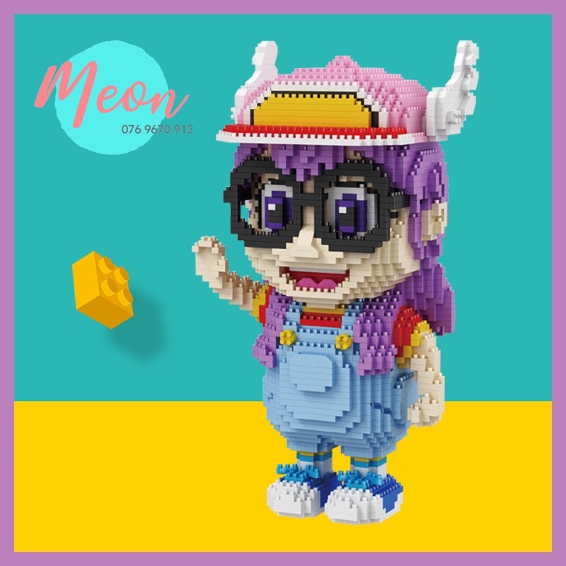 Mini Block xếp hình lego - Norimaki Arale - 3090 pcs - Size XL
